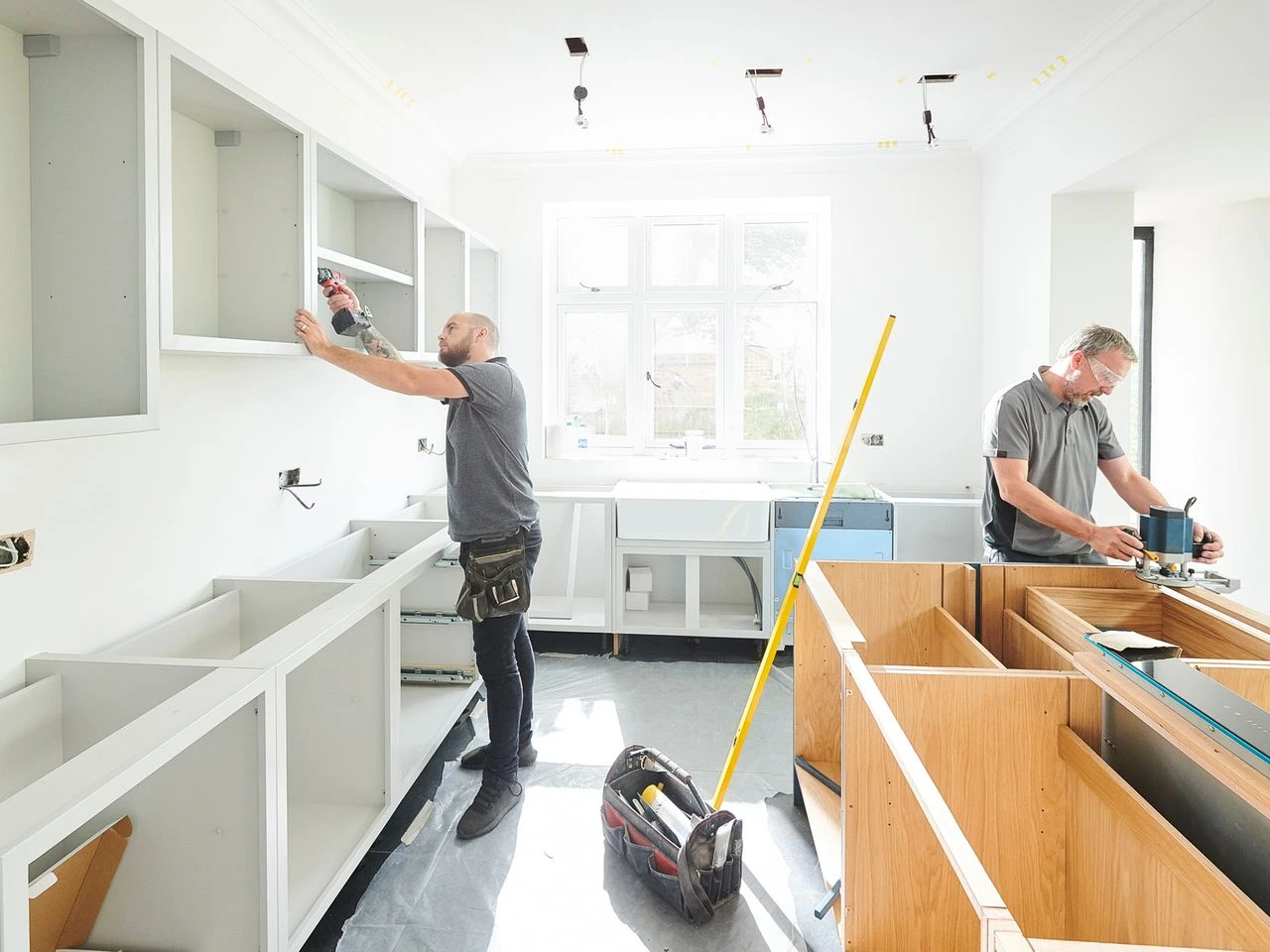 Professional flooring installation